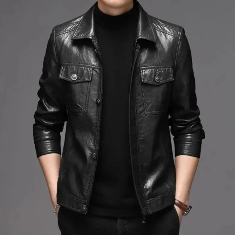 Dan Wellington Genuine Leather Jacket