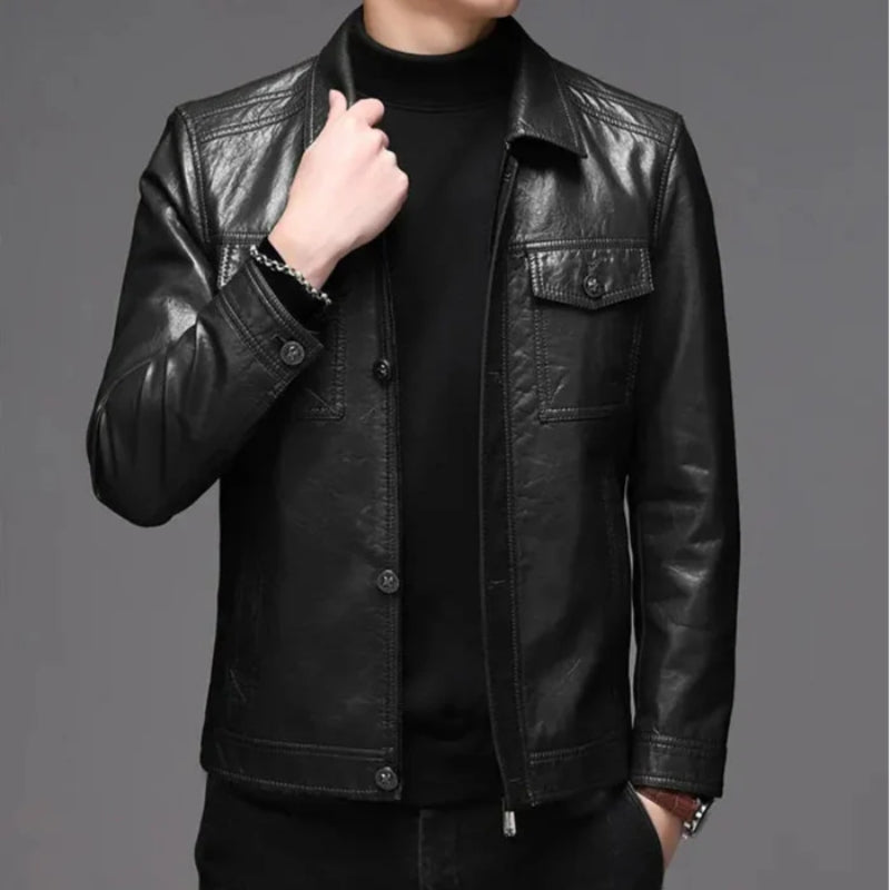 Dan Wellington Genuine Leather Jacket
