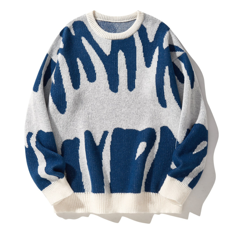 Renzo Wool Contrast Sweater