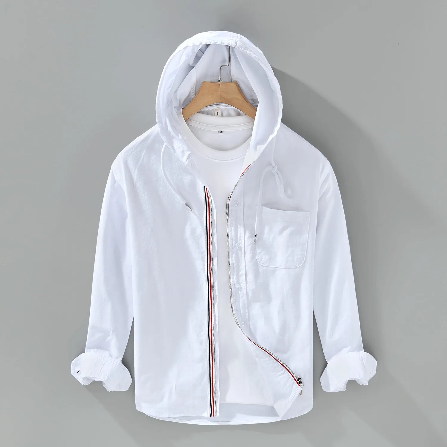 Don Harrison Linen Hoodie