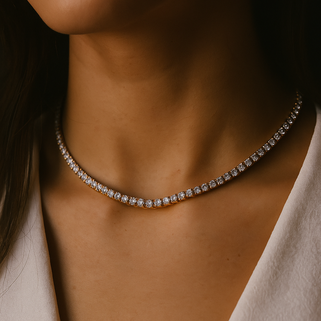 Sterling Vale Tennis Chain