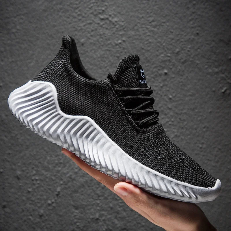 Logan Pierce Knit Flex Sneakers