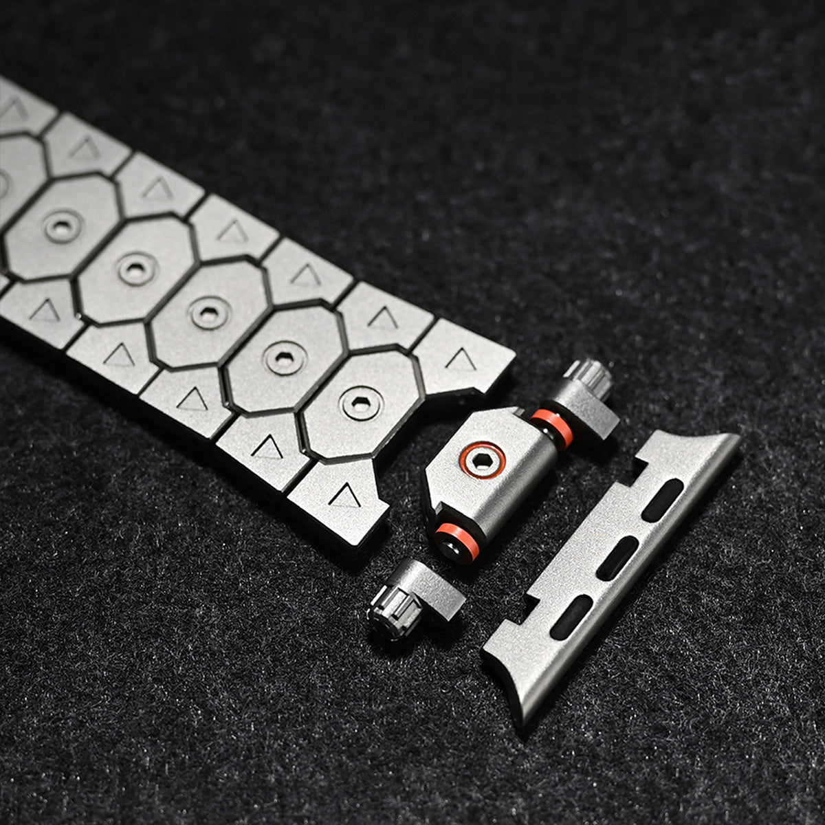 CLAIRS TITANIUM APPLE WATCH BAND