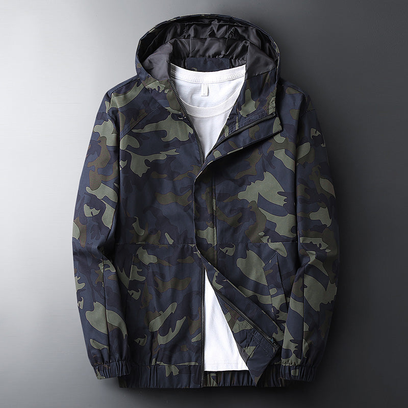 RENZO CAMO WINDBREAKER
