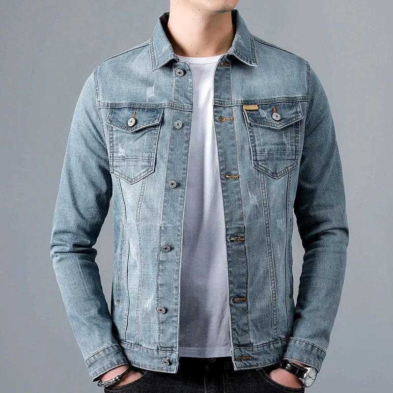 Owen Carter Frayed Denim Jacket