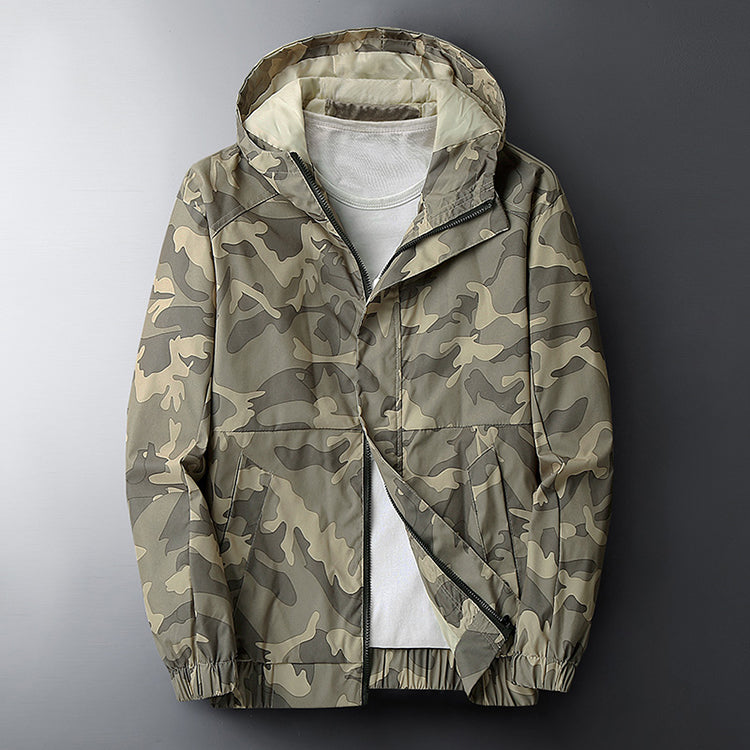 RENZO CAMO WINDBREAKER