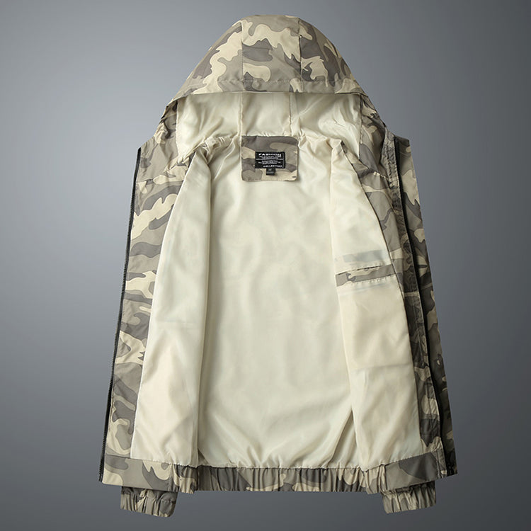 RENZO CAMO WINDBREAKER