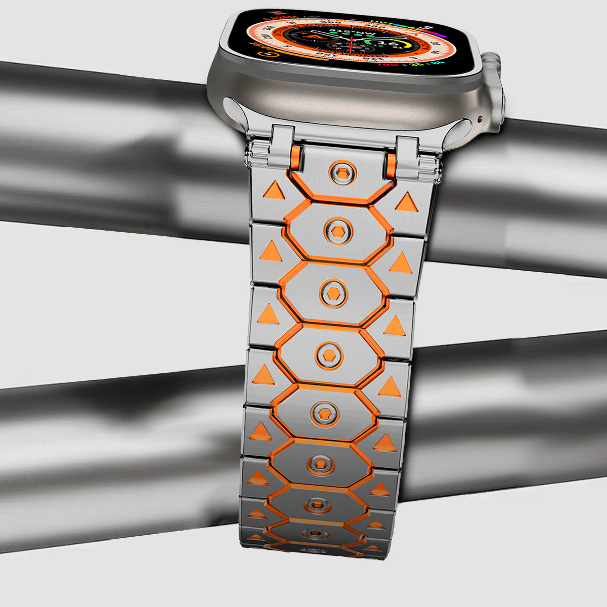 CLAIRS TITANIUM APPLE WATCH BAND