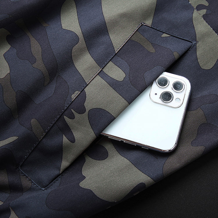 RENZO CAMO WINDBREAKER
