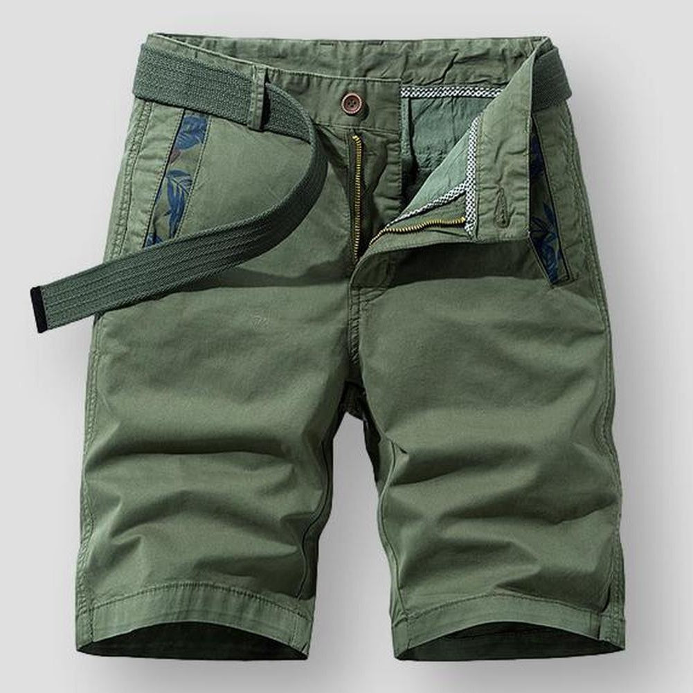 Saint Martin Louviere Cotton Shorts