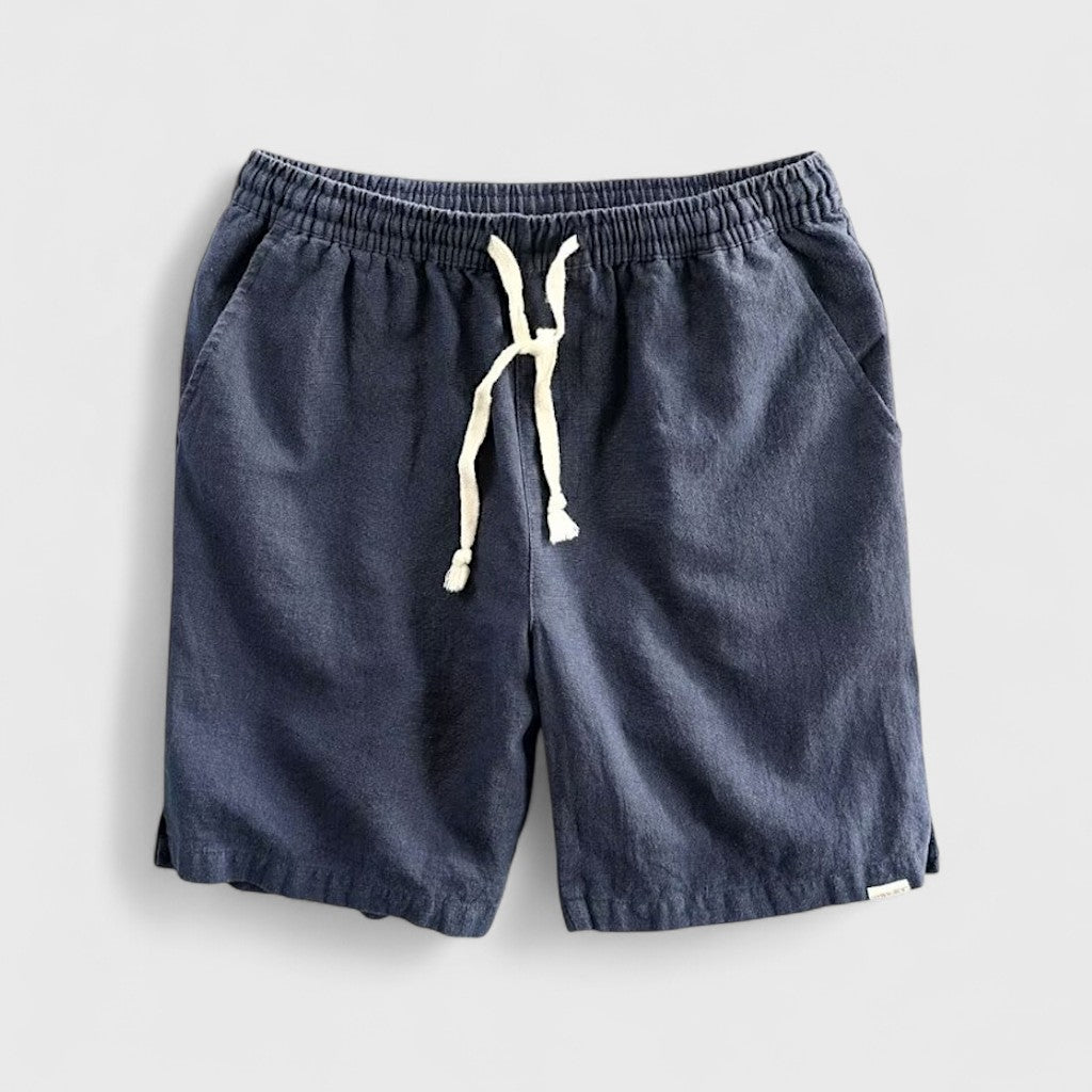Liam Turner Linen-Cotton Shorts