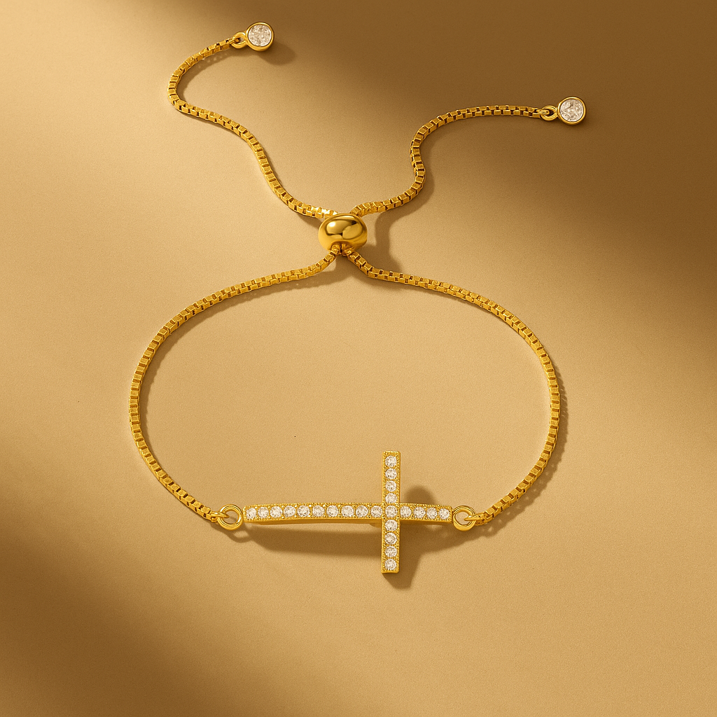 Sophia Faith Cross Bracelet
