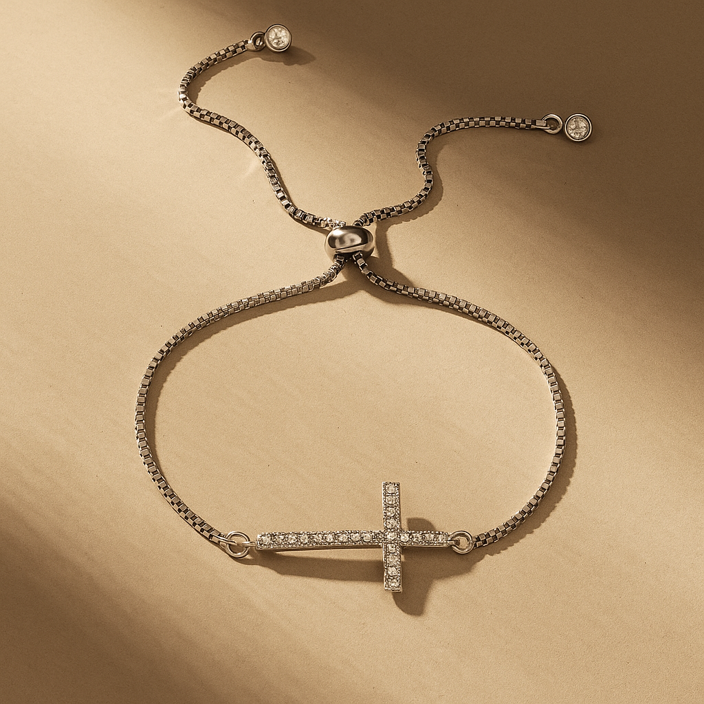 Sophia Faith Cross Bracelet