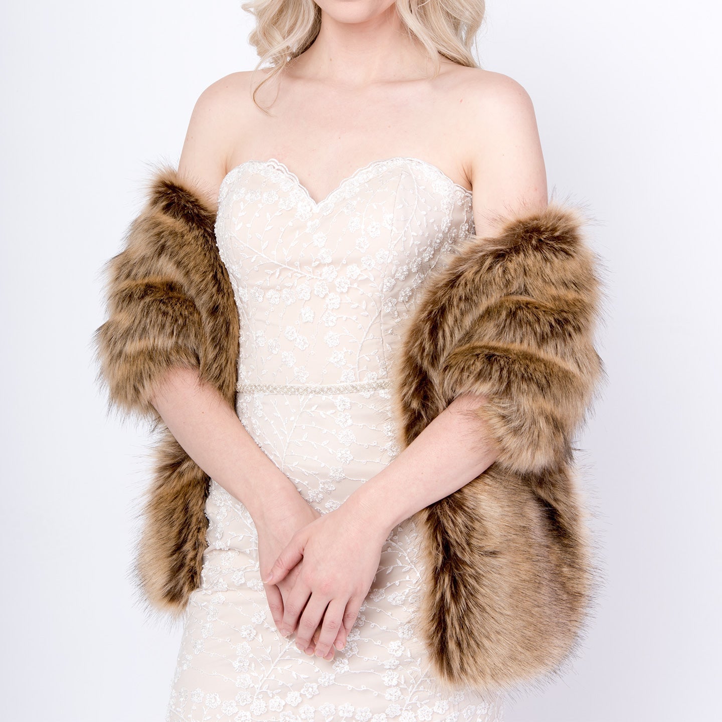 Valentina Faux Fur Stole