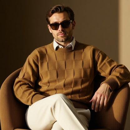 Jacob Mason Plaid Sweater