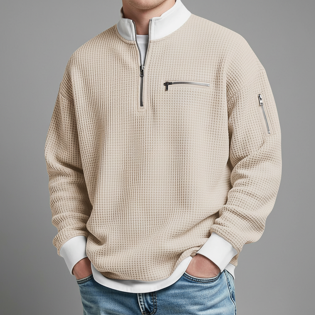 Jacob Mason Waffle Knit Sweater