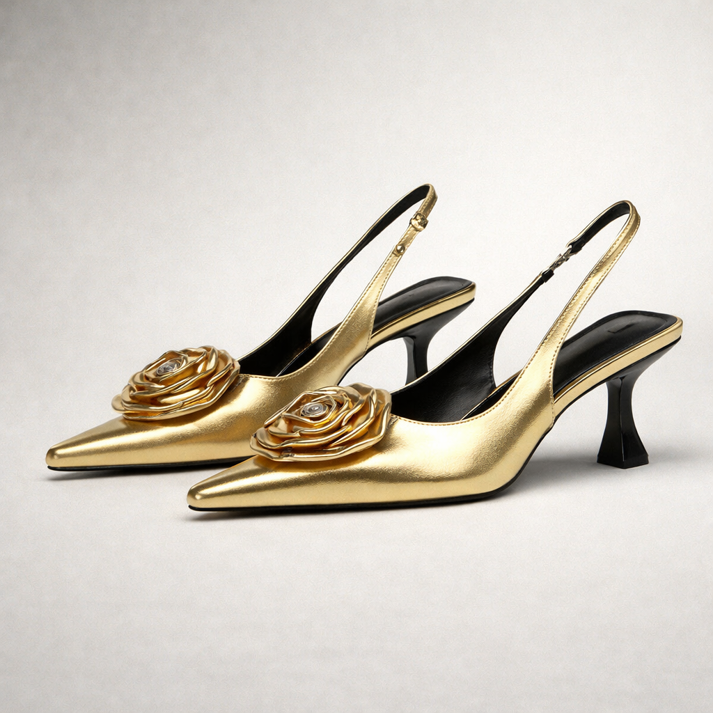 Juliette Pointed Kitten Heel