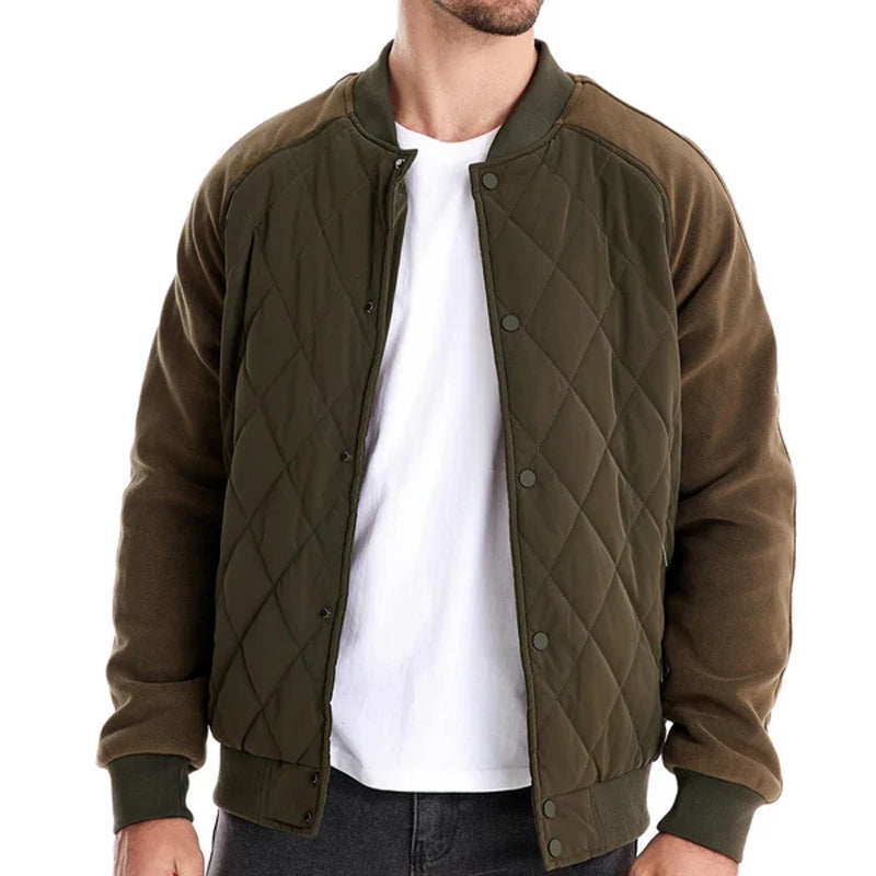 Ethan Cole Fleece Bomber Jacket