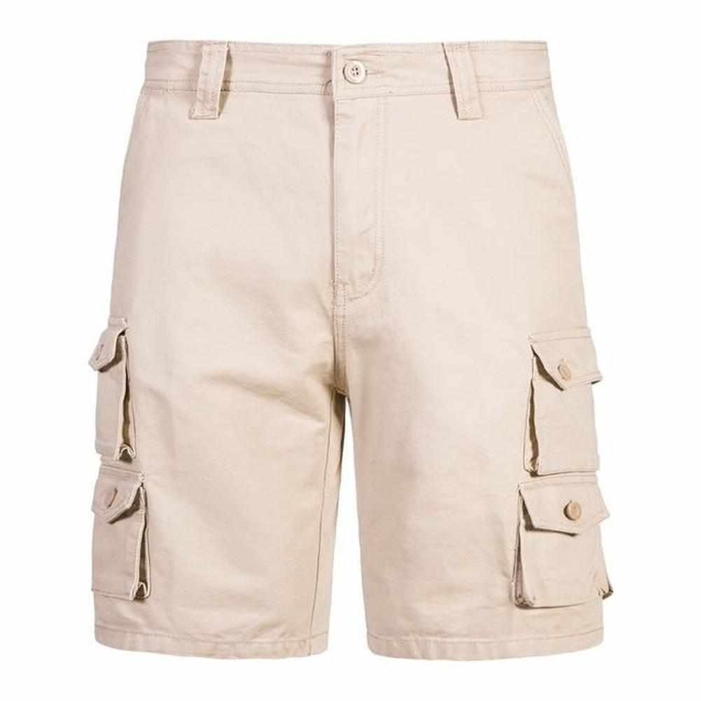 Night Madrid Multi-Pocket Cargo Shorts